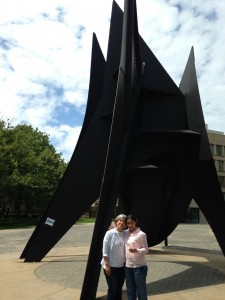 Big Sail statue at MIT