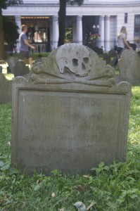 Headstone at Granary