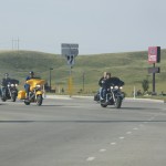 Motorcyclists from Mt. Rushmore / Mt. Rushmore'dan gelen motorcular