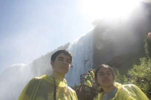 Ali & İrem under the American Falls